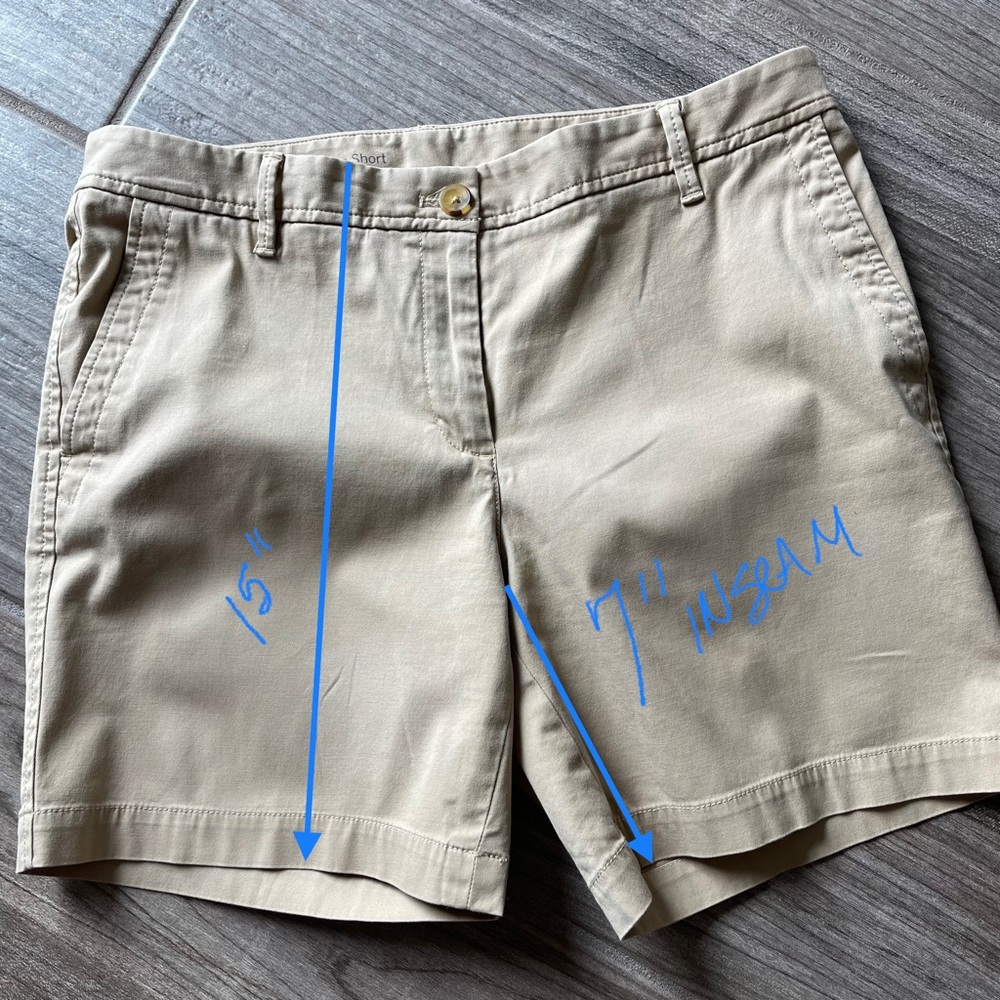 Talbots Relaxed Chino Shorts. Khaki goes with everything and ready for spring!